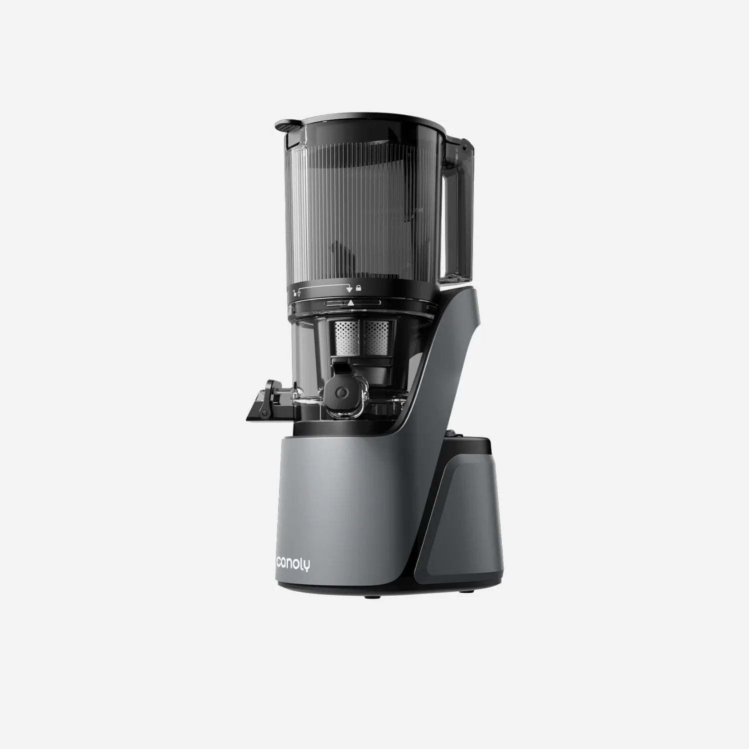 Canoly C16 slow juicer for sale, 3 in 1 cold press juicer for juice, sorbet and plant milk, front view