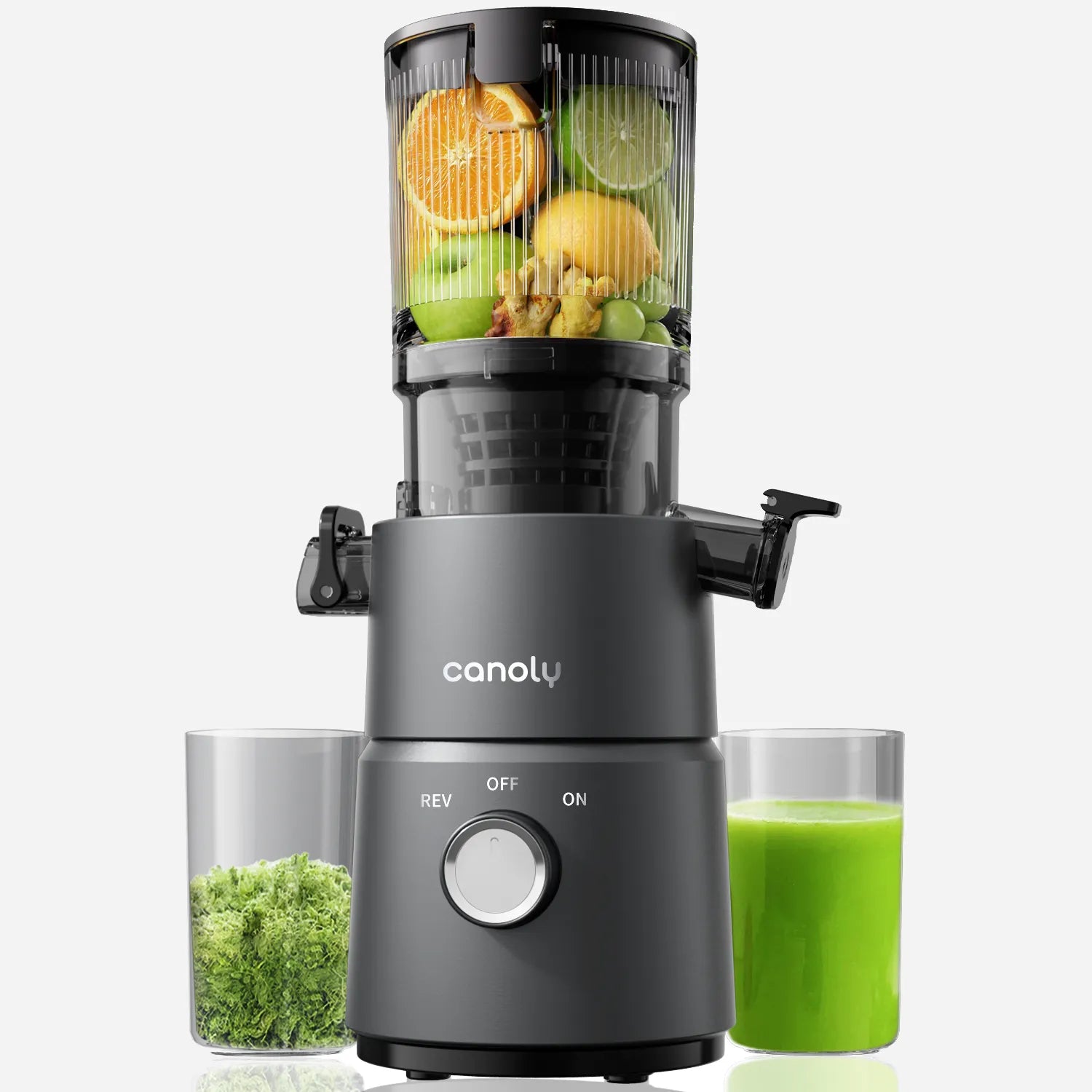 Canoly C03 2 in 1 small masticating juicer for juice and nut milk