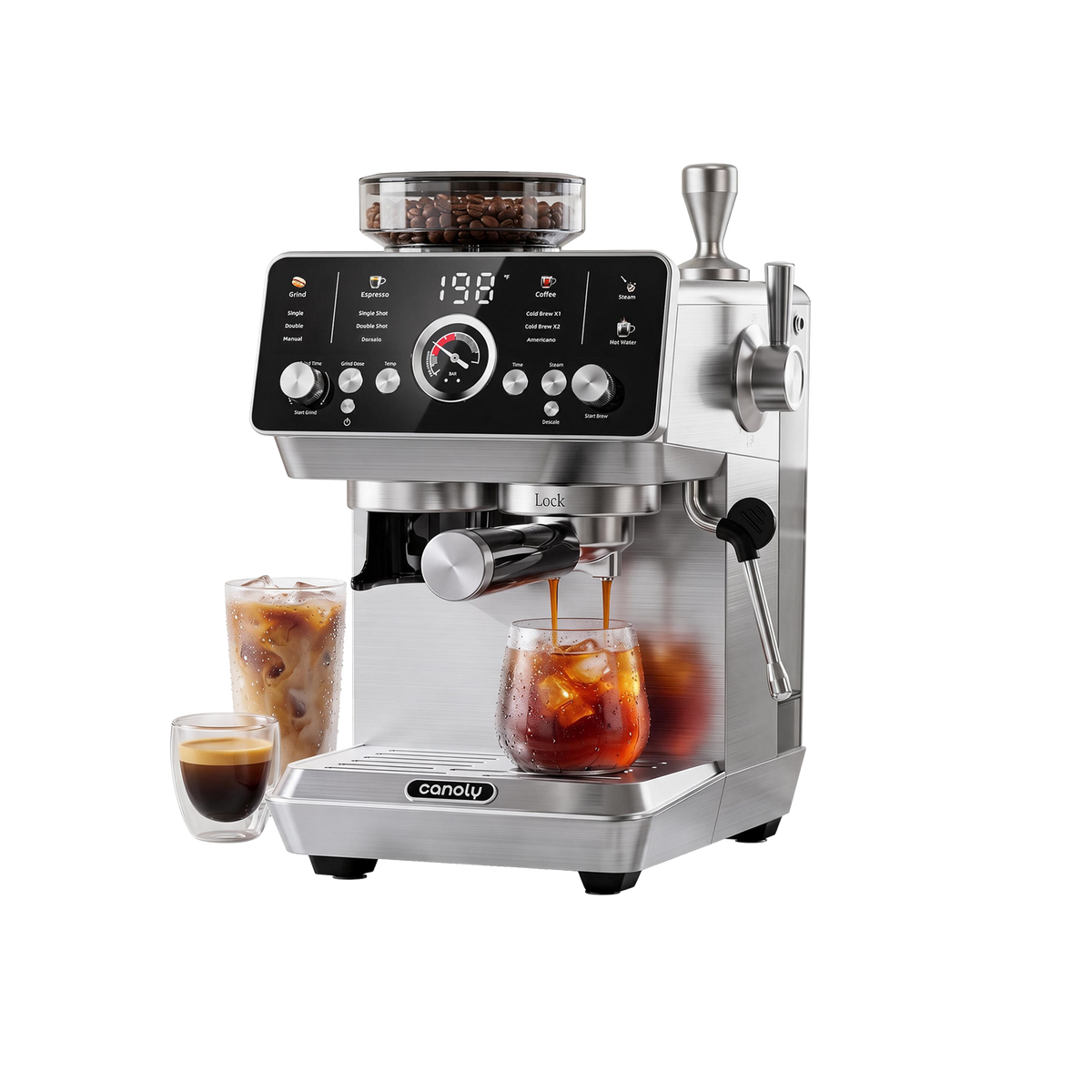 Canoly CM1623B Fast Cold Brew Espresso Machine