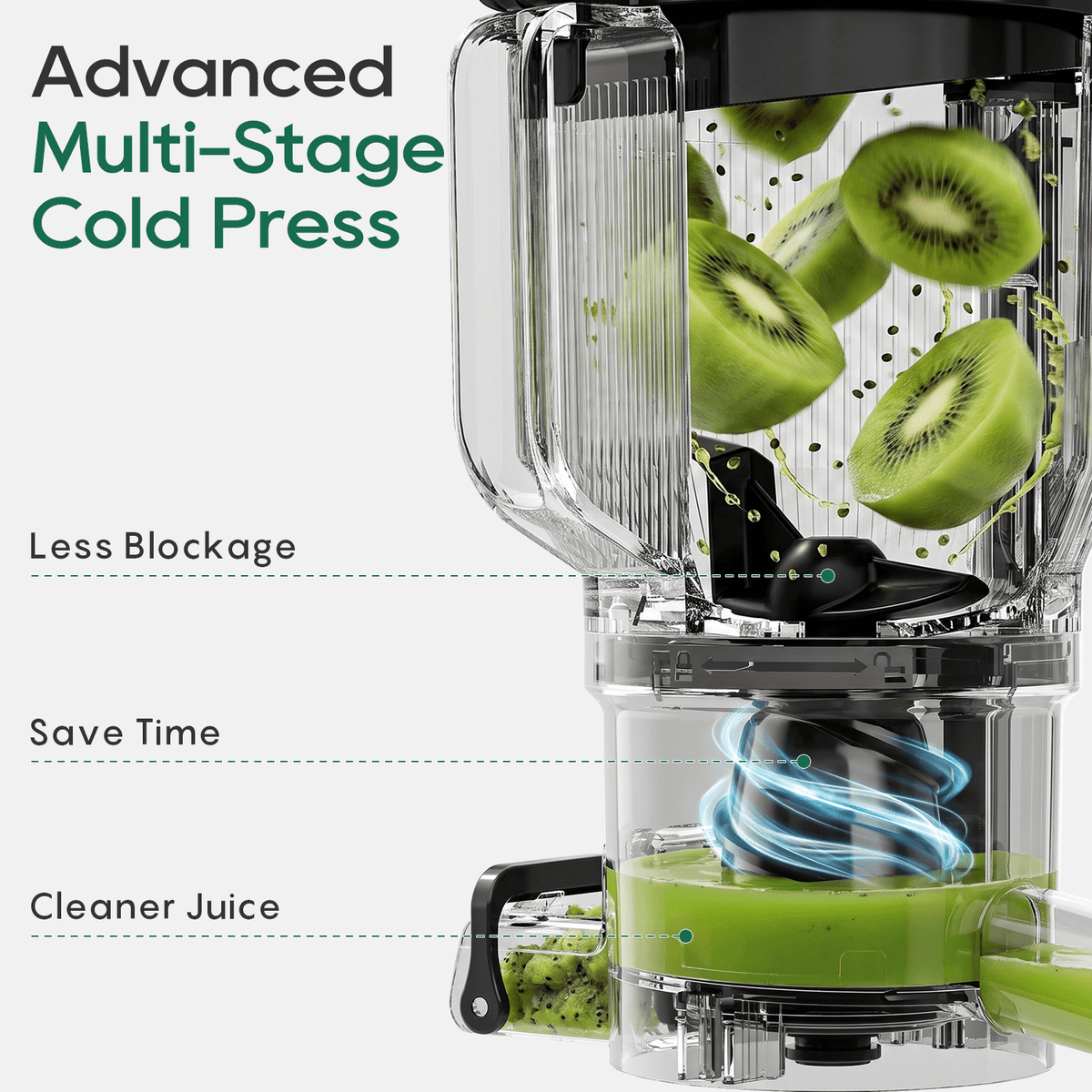 Canoly 3-in-1 Cold Press Juicer C07