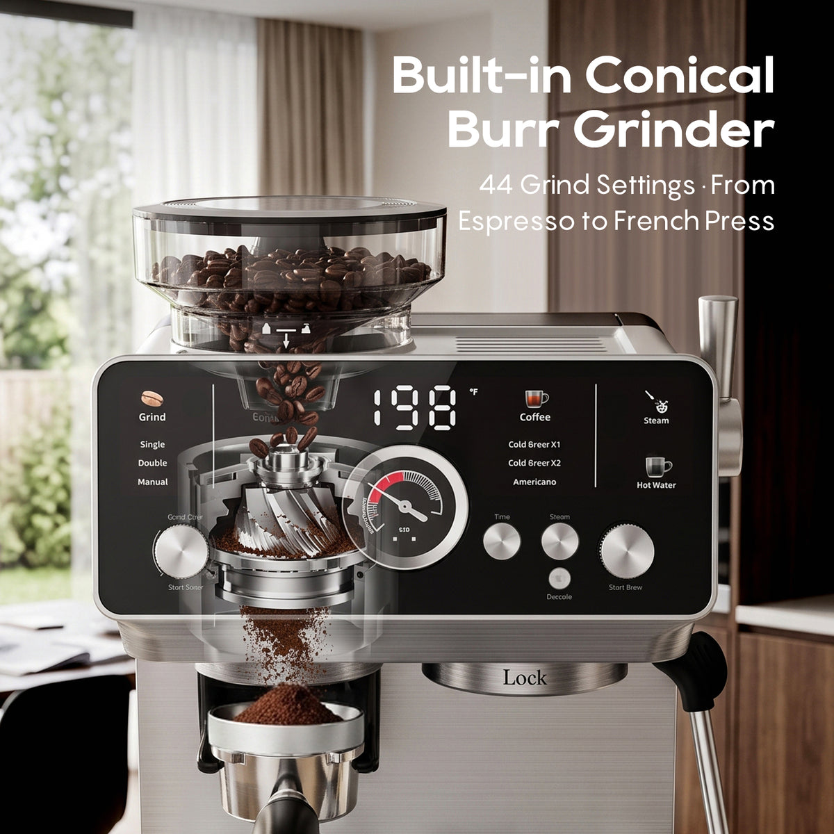 Canoly CM1623B Fast Cold Brew Espresso Machine