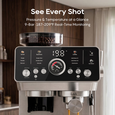 Canoly CM1623B Fast Cold Brew Espresso Machine