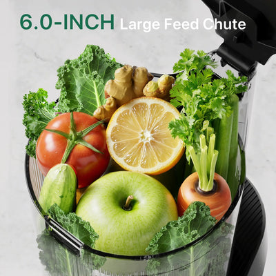Canoly C16 large cold press juicer machine for whole family, grey