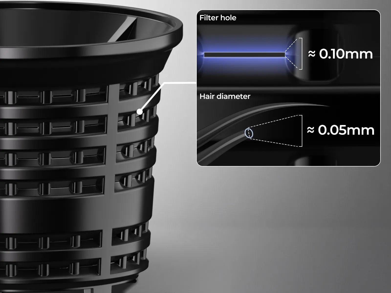 Canoly c09 cold press juicer filter details