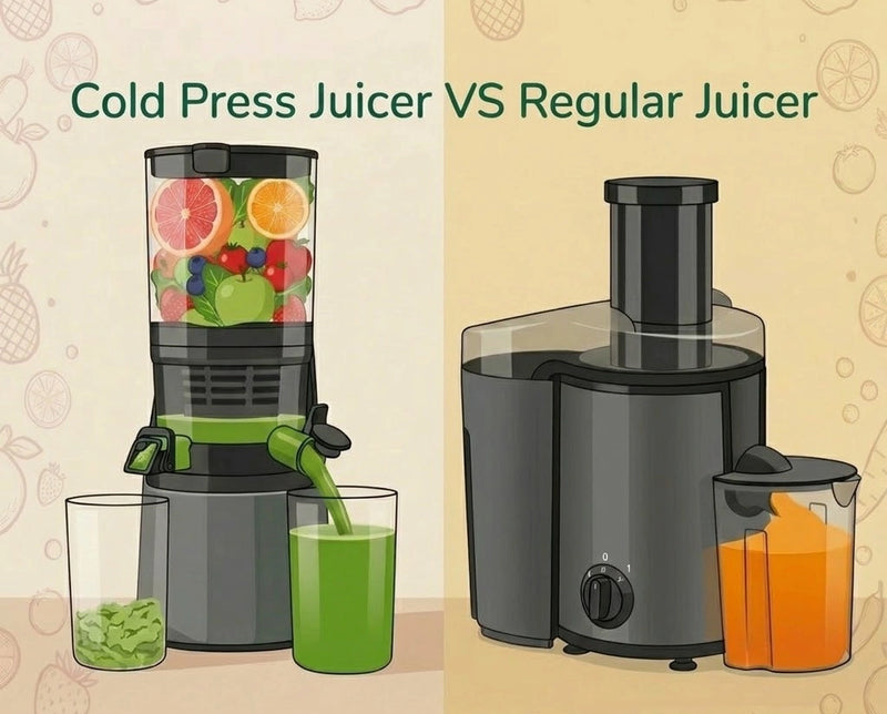 Cold Press Juicer VS Regular Juicer<br>Are Cold-Pressed Juices Healthy?